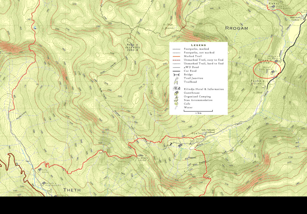 Path to Theth and Waterfall Map for website