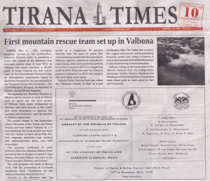 2015 11 5 Tirana Times